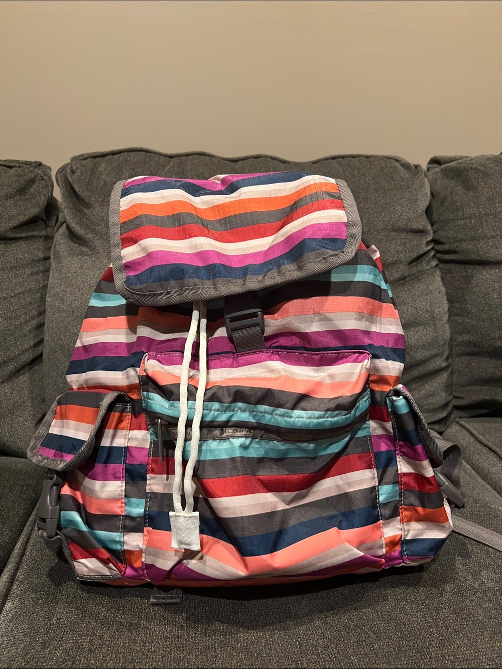 Lesportsac Le Sportsac striped backpack bag women’s
